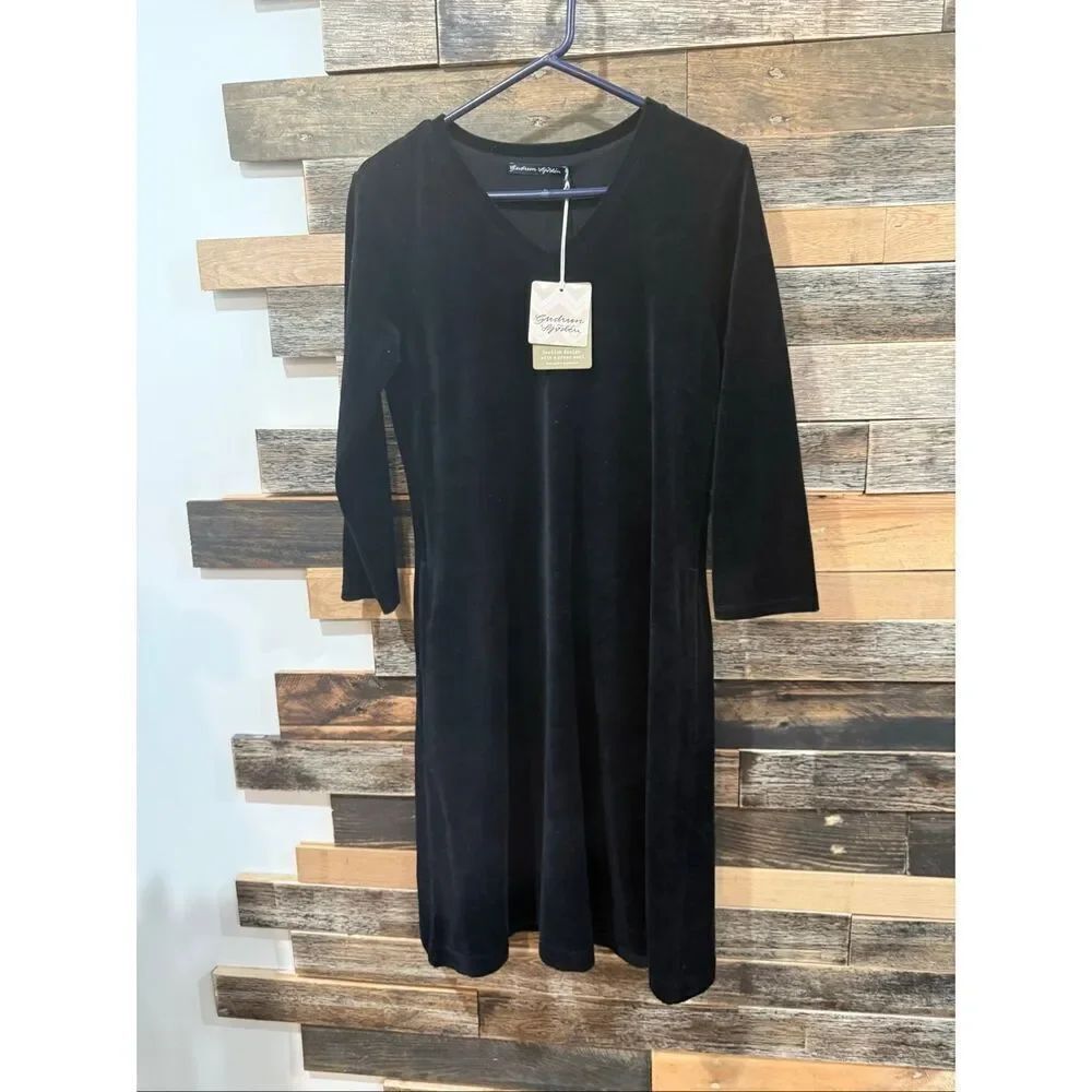 Gudrun Sjoden NWT black dress size Small